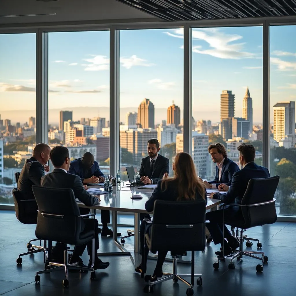 Equipo de FinArg Consulting en oficina principal